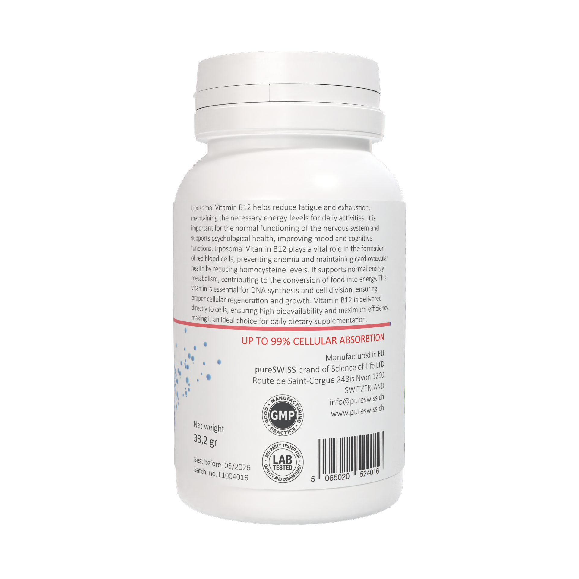 LIPOSOMAL Vitamin B12 400mcg