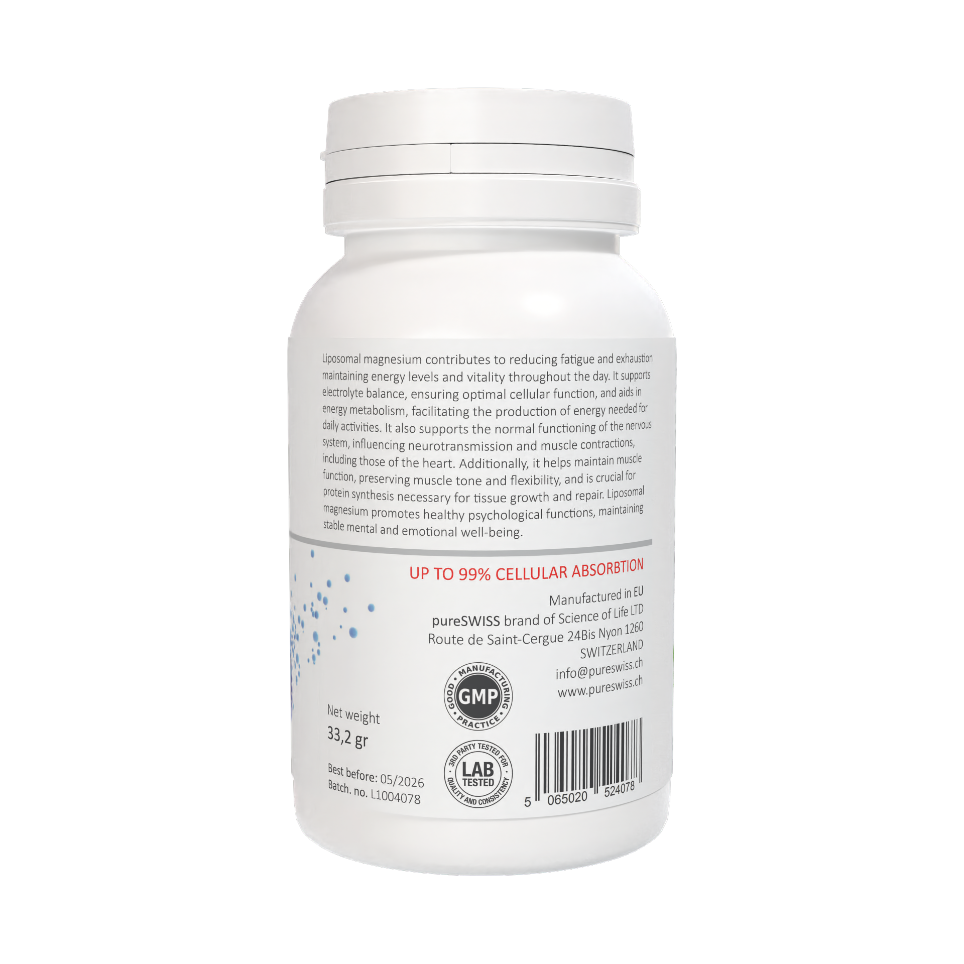 LIPOSOMAL Magnesium 200mg