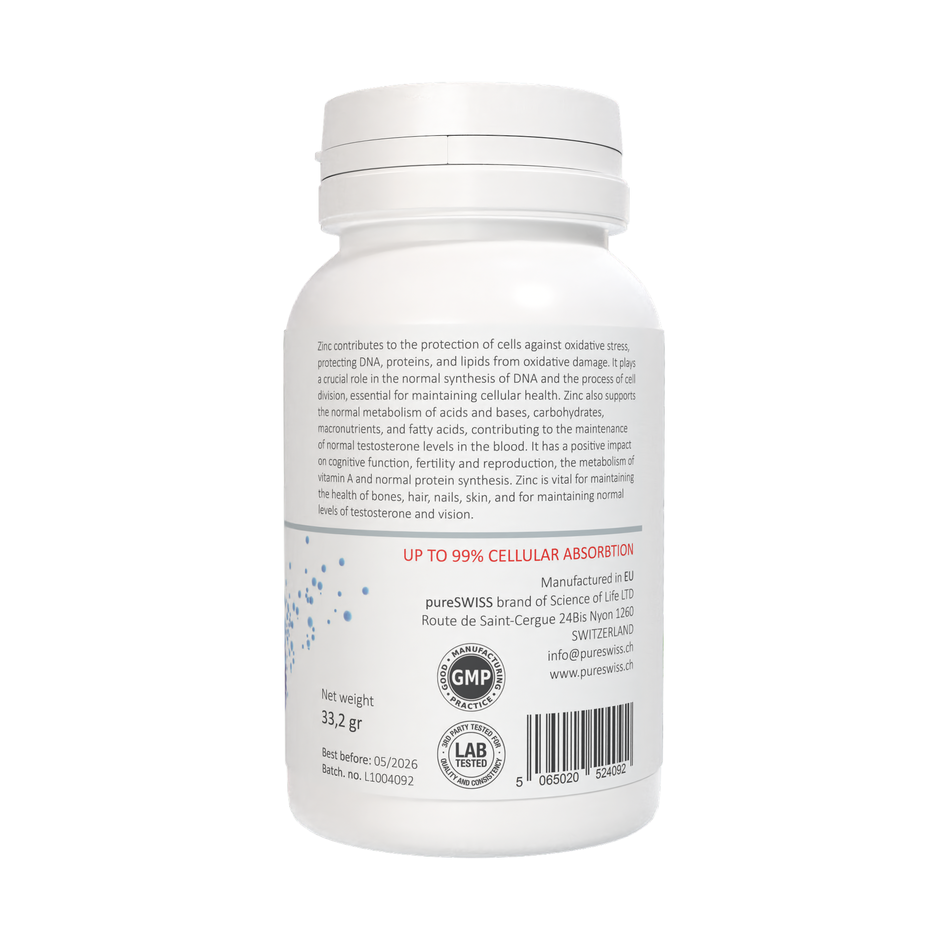 LIPOSOMAL Zinc 30mg